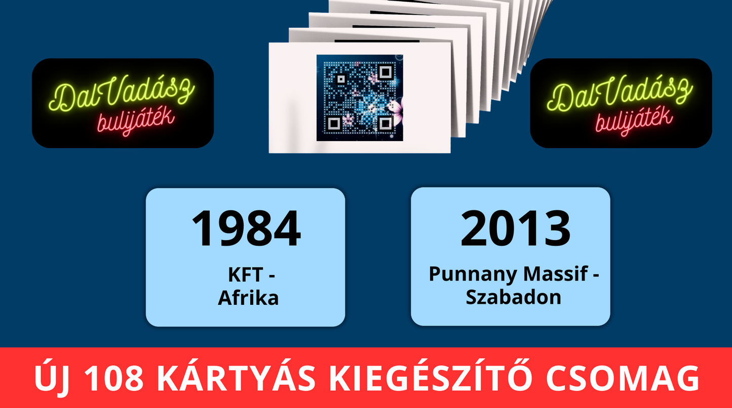 KÉK Kiegészítő 108 kártyás nyári csomag