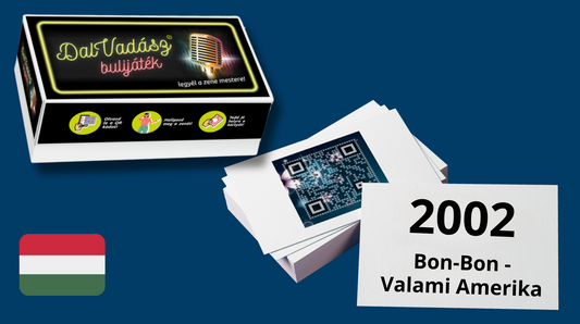 Dalvadász bulijáték magyar zenékkel - ALAP tavaszi Csomag (144 kártya)