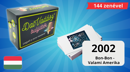 Dalvadász bulijáték magyar zenékkel - ALAP év eleji Csomag (144 kártya)